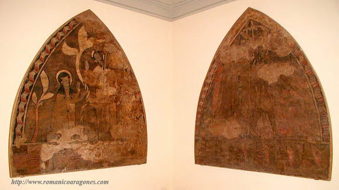 PINTURAS GÓTICAS PROCEDENTES DE LA CATEDRAL. NOLLI ME TÁNGERE Y JESÚS CAMINO DEL CALVARIO